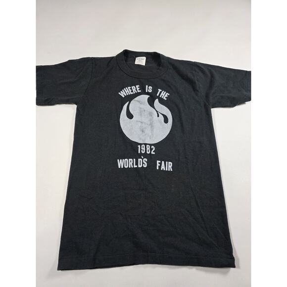 Vintage 1982 Worlds Fair Knoxville Tennessee 80s Single Stitch Shirt Size Small - Picture 1 of 4